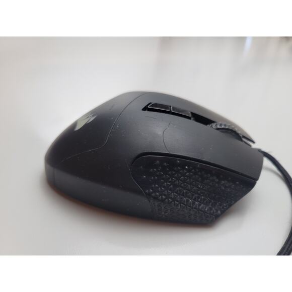 Corsair Scimitar Pro Wired Gaming Mouse Yellow MMO MOBA 12 side buttons - Picture 5 of 8